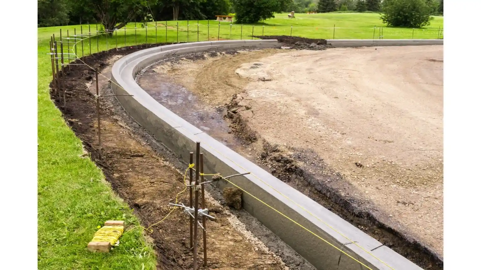 Concrete Curbs and Edging Service by FRS Escondido Services