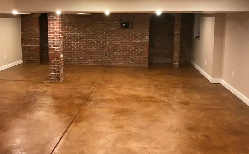 Decorative Stained Concrete Service by FRS Escondido Services
